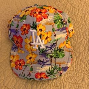 NWT LA Dodgers floral hat
